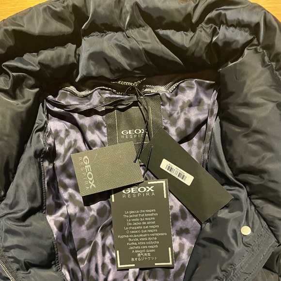 Brand New Geox Respira Long Down Winter Puffer Coat - Picture 5 of 14